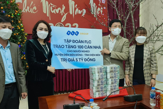 FLC bàn giao 100 căn nhà tình nghĩa tại Điện Biên