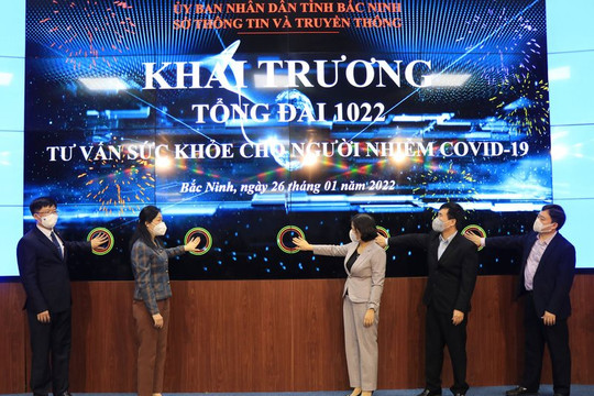 Bắc Ninh triển khai Tổng đài tư vấn sức khoẻ cho người nhiễm COVID-19 điều trị tại nhà