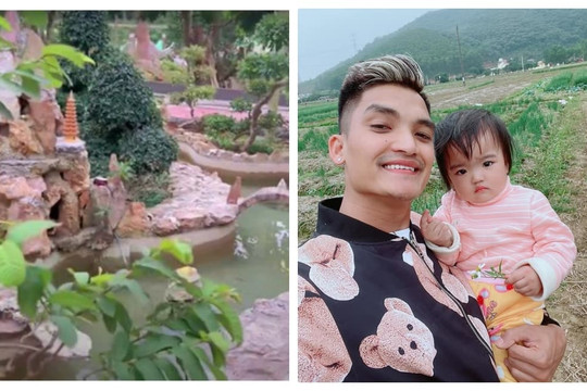 Cùng vợ con về quê ăn Tết, Mạc Văn Khoa khoe khu vườn với gốc cổ thụ đắt đỏ ở cơ ngơi hoành tráng