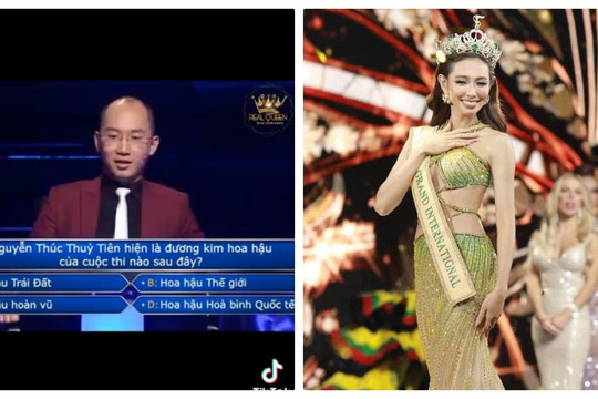 Thùy Tiên được nhắc trong 'Ai là triệu phú', hỏi gì mà cư dân mạng nói dễ như ăn kẹo?