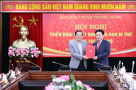 Đồng chí Nguyễn Văn Yên giữ chức Phó Trưởng Ban Nội chính Trung ương