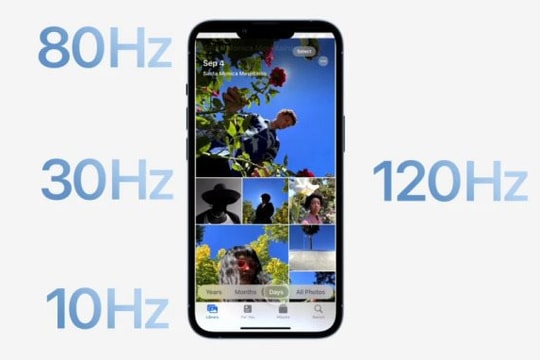 Apple khắc phục lỗi màn hình iPhone 13 Pro