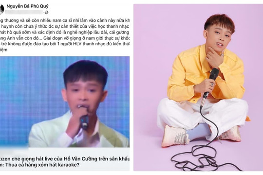 Thầy giáo dạy nhạc của Chi Pu tiếc nuối cho giọng hát lộ nhiều điểm yếu của Hồ Văn Cường