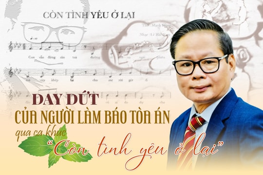 Day dứt của người làm báo Tòa án qua ca khúc “Còn tình yêu ở lại”