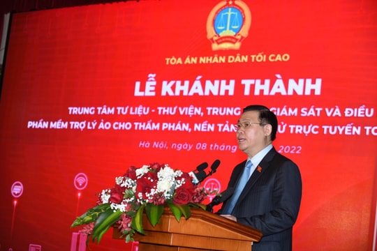 5 nhiệm vụ trọng tâm xây dựng Tòa án điện tử năm 2022