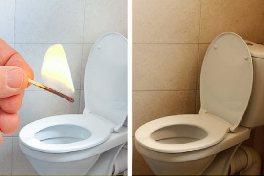 Đánh một que diêm rồi ném vào bồn cầu có công dụng tuyệt vời. Các mẹo dọn dẹp để có một ngôi nhà sạch từng mi-li-mét