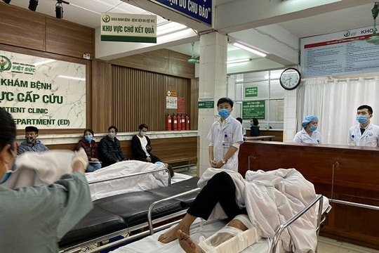 310 trường hợp khám, cấp cứu do pháo nổ trong 5 ngày Tết