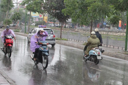  Hà Nội mưa rét, nhiệt độ thấp nhất 12 độ C mùng 6 Tết