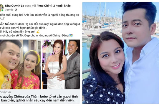 Vợ cũ Hoàng Anh động viên chồng Thắm bebe, không ngừng lên tiếng: 'Công chúng sẽ thay tôi phán xét họ'
