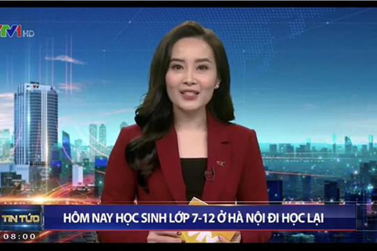 Thêm một MC nói giọng miền Nam lên sóng bản tin Thời sự của VTV, nhan sắc gây bất ngờ