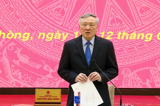 Phiên họp toàn thể tháng 2/2022 của Hội đồng Thẩm phán TANDTC