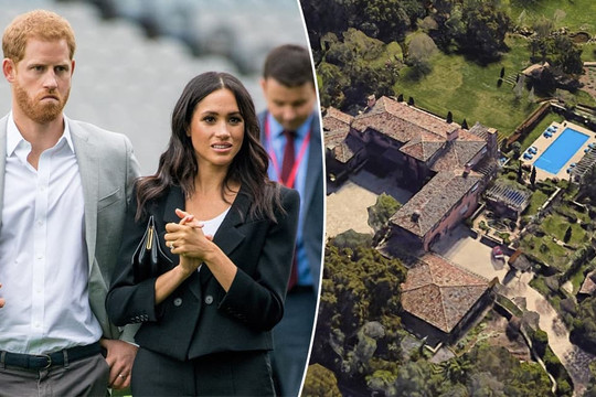 Khu biệt thự hơn 300 tỷ của vợ chồng Meghan bốc mùi khiến hàng xóm phải đóng hết cửa sổ