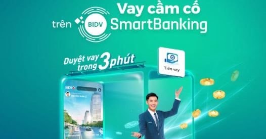 Vay online trong 1 phút và nhiều tính năng mới trên BIDV SmartBanking
