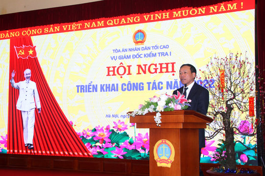 Vụ Giám đốc kiểm tra I - TANDTC triển khai công tác năm 2022
