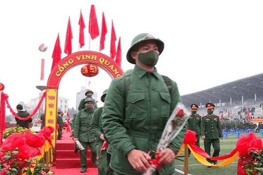 Hà Nội: Hơn 4000 tân binh lên đường nhập ngũ