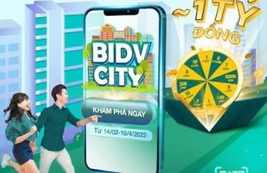 “BIDV City”: Khám phá thành phố thông minh, trúng quà tiền tỷ
