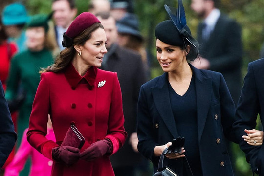 Kate không hề lo sợ Meghan chiếm spotlight, còn chủ động tìm nhà tạo mẫu để giúp em dâu thu hút sự chú ý từ công chúng