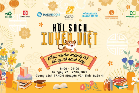 Hội sách xuyên Việt "Khai xuân mãnh hổ, bùng nổ sách hay"