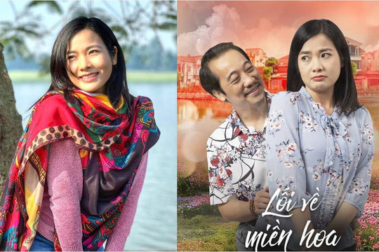 Nhan sắc đời thường khác xa trên phim 'Lối về miền hoa' của 'gái ế' Đàm Hằng