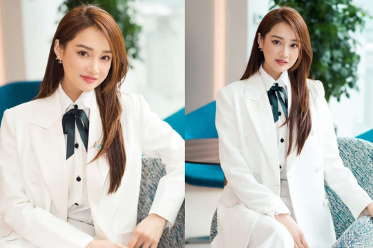 Phó Chủ tịch Nhã Phương visual 'đỉnh của chóp', ra thủ đô dự sự kiện giữa ngày mưa rét kỷ lục