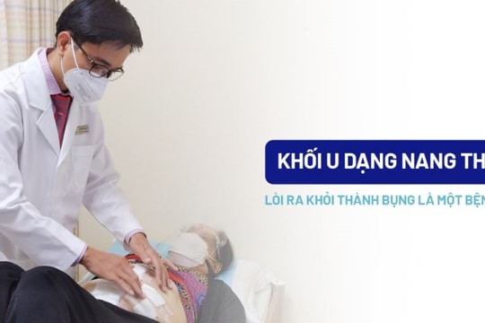 10 ngày xử lý khối u lớn, lòi ra ngoài thành bụng hiếm gặp