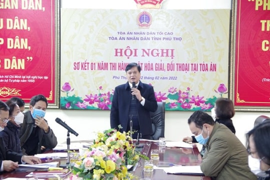 TAND tỉnh Phú Thọ: Xây dựng kế hoạch tuyên truyền Luật hòa giải, đối thoại tại Tòa án bằng nhiều hình thức