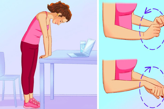 8 bài tập đơn giản sau một ngày dài ngồi vào bàn làm việc, dân văn phòng nhất định nên biết!