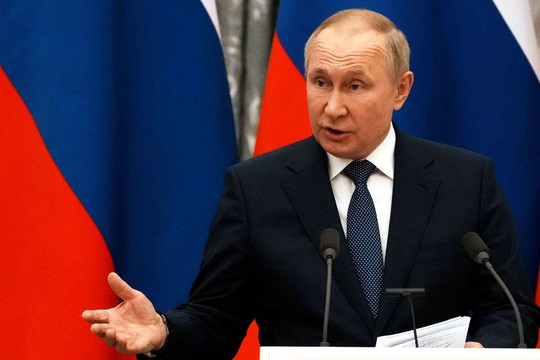 Mở “chiến dịch quân sự đặc biệt” ở Donbass, Tổng thống Putin khẳng định chỉ mang tính chất “phòng thủ” 