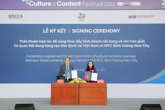 Khai mạc “Lễ hội văn hóa và nội dung Hàn Quốc tại Bình Dương năm 2022”