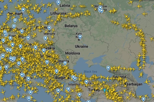 Yêu cầu hãng hàng không Việt Nam bay tránh khu vực Nga, Ukraine
