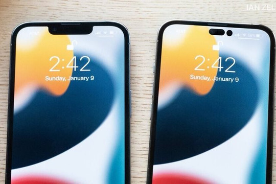 Lộ hình ảnh mới cho thấy camera đục lỗ của iPhone 14