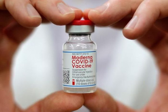 Tăng hạn sử dụng vaccine Moderna thêm 2 tháng