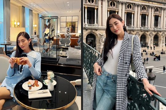 Đến Paris dự Fashion Week, Lương Thùy Linh lên đồ cực sang chảnh, gây sốc khi tiết lộ tiền phòng gần nửa tỉ
