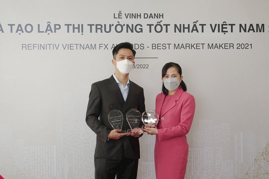 Techcombank chiến thắng 3 giải thưởng uy tín lĩnh vực ngoại hối Matching
