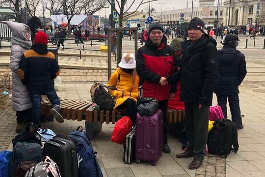 Khoảng 3.500 người Việt đã được sơ tán khỏi vùng chiến sự tại Ukraine