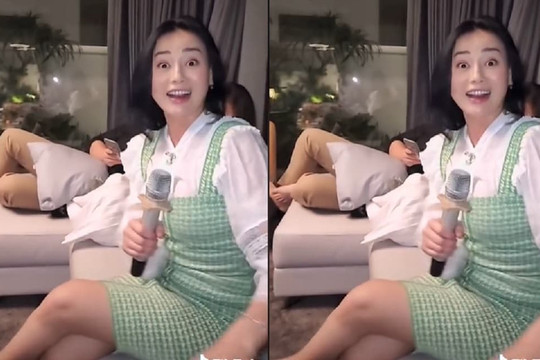 Đu trend 'Trăng ở trên trời cao nào thấu', Phương Oanh khiến người nghe 'nổi da gà'