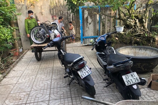 Bắt băng nhóm trộm cắp xe máy liên tỉnh