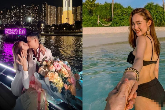 HOT: Minh Hằng chính thức nhận lời cầu hôn từ bạn trai đại gia