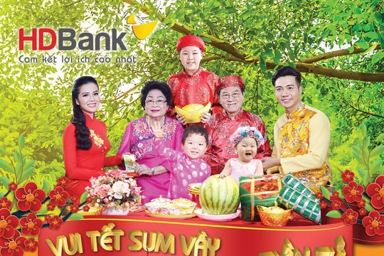 HDBank chúc mừng khách hàng trúng 1 tỷ đồng trong chương trình “Vui Tết sum vầy - Đong đầy tiền tỷ”