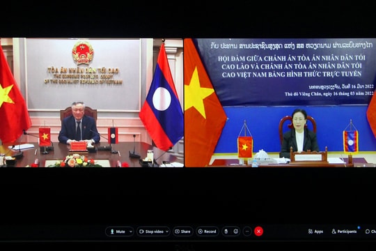 Tăng cường hợp tác Tòa án Việt Nam - Lào
