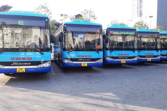 Hà Nội giảm 15% tần suất tuyến buýt vì dịch phức tạp