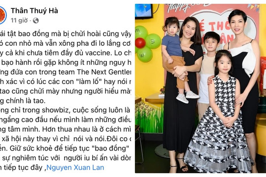 Nửa đêm, Thân Thúy Hà đăng đàn trách Xuân Lan bao đồng, chuyện gì đây?