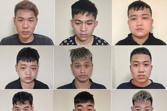Khởi tố 9 đối tượng dùng hung khí đuổi đánh nhau

