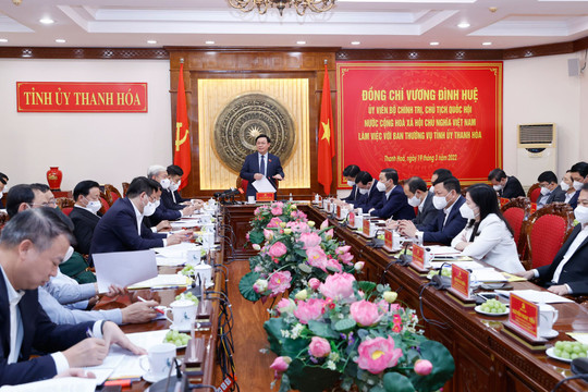Thanh Hóa cần đẩy nhanh cụ thể hóa và triển khai các cơ chế, chính sách đặc thù