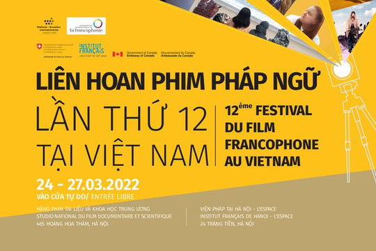 Liên hoan phim Pháp ngữ lần thứ 12 được tổ chức tại Hà Nội