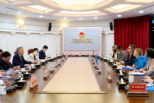 Thúc đẩy hợp tác giữa TANDTC Việt Nam với EU và UNICEF