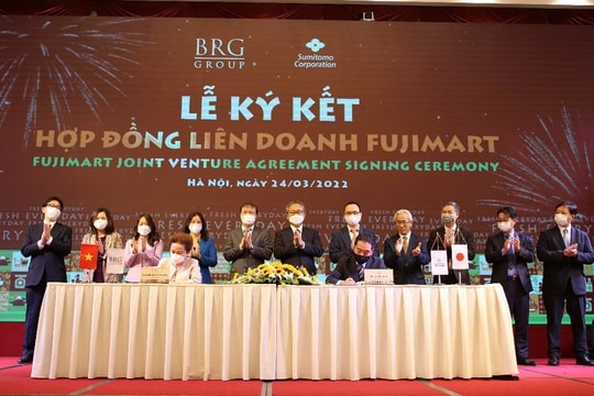 Tập đoàn BRG và Tập đoàn Sumitomo kí kết Hợp đồng Liên doanh phát triển toàn diện chuỗi siêu thị FujiMart