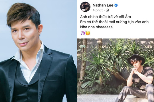 Nathan Lee thông báo chính thức âm tính với Covid-19, hào hứng tái hòa nhập cộng đồng