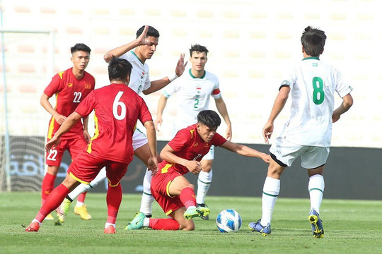 ĐT U23 Việt Nam gặp ĐT U23 Uzbekistan tại vòng 3 Dubai Cup 2022