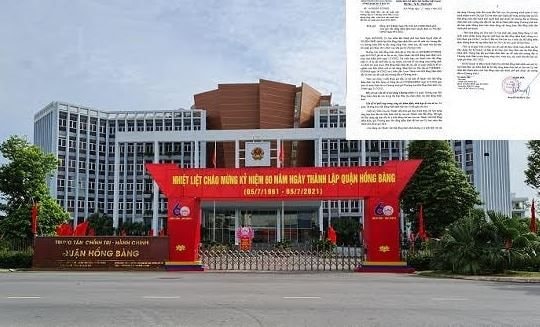 Hải Phòng: Đề nghị phê bình Chủ tịch UBND quận Hồng Bàng